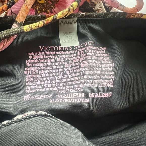 VICTORIA'S SECRET SWIM Ruffle One-Piece cheeky Swimsuit w/ Crochet cut out XL - Picture 13 of 13